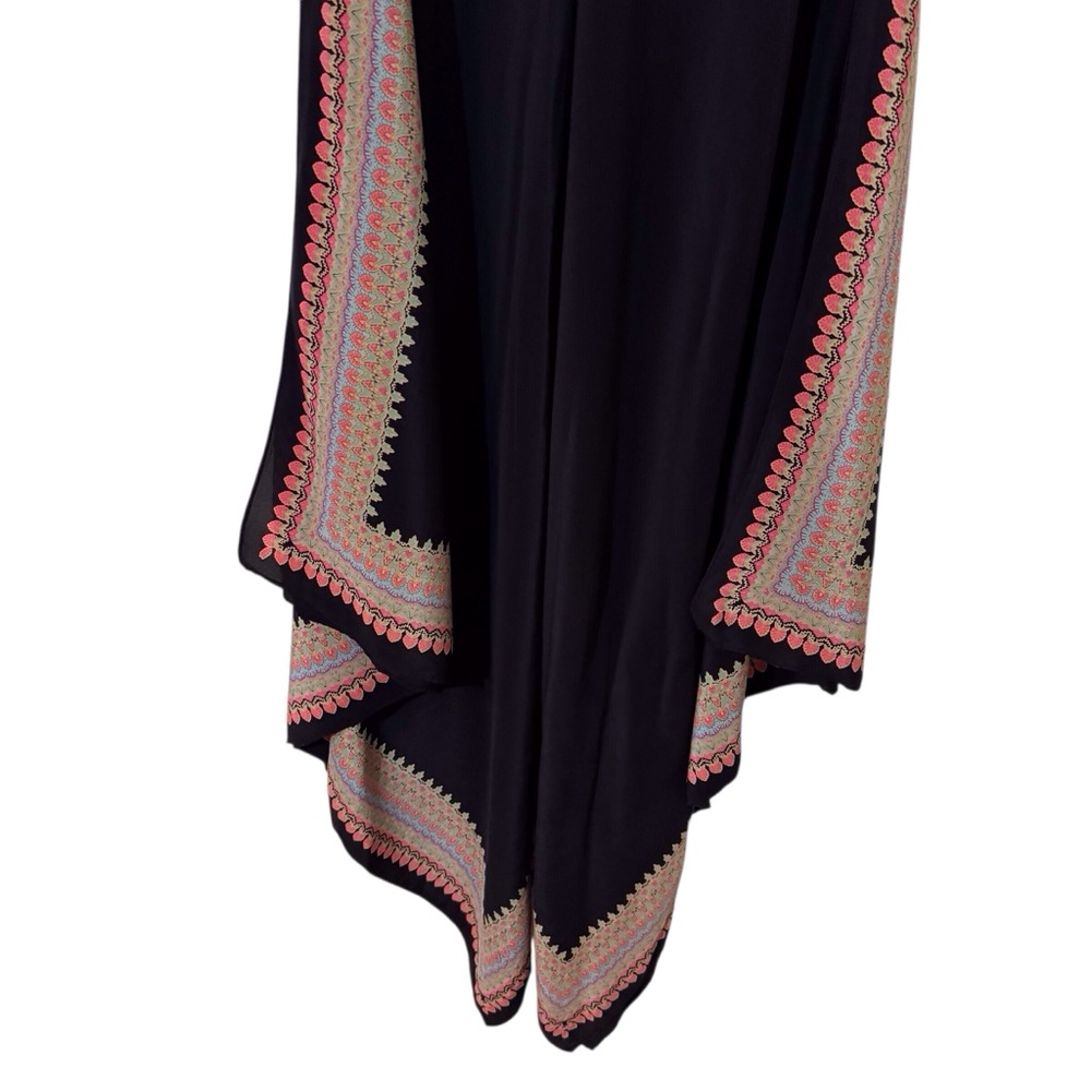 Vanessa Virginia Anthro Size M/L Boho Western Silk Estrella Bandana Dress - Picture 4 of 9